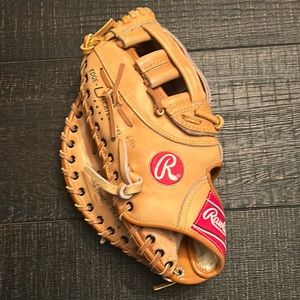 Rawlings First Base Baseball Glove Tan Lefthand Mark McGwire Baseball